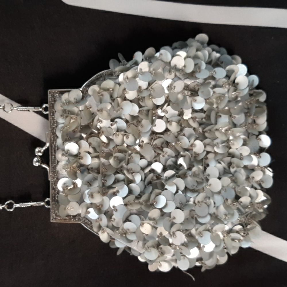 Small sequined purse